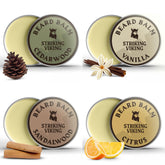 Striking Viking beard balm packaging Citrus shows balanced hold for daily styling