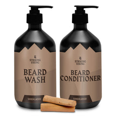 Striking Viking beard-wash-bottle: paraben- and sulfate-free cleanse for all beard types