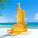 Sttes 602 Caramel Vanilla bottle highlights hydrating body oil for radiant skin.
