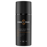 stubble & stache hydration bottle pump shows quick skin moisture for face and beard