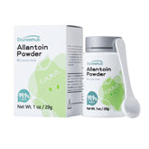 Sturelehub Allantoin Powder 1oz jar for hydration-friendly skincare formulations.