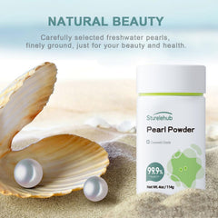 Sturelehub Pearl Powder natural-ingredients – freshwater pearl powder rich in amino acids and minerals.