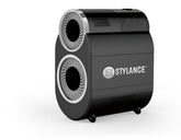 STYLANCE automatic hair brush cleaning tool front view demonstrates fast home cleaning.