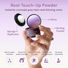 Style Edit powder with mirror for quick on-the-go root touch ups.