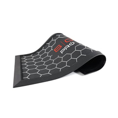 StyleCraft Barber Mat elastic surface absorbs shocks to protect tools.