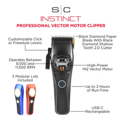 StyleCraft Instinct torque control enables adaptive cutting and steady finishes.