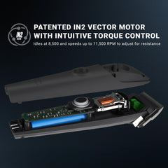 Stylecraft Instinct-X battery close-up highlighting cordless freedom for on-the-go cutting