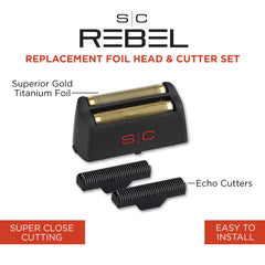 StyleCraft Rebel shaver echo-cutters offer close shave with audible crunch and minimal irritation.