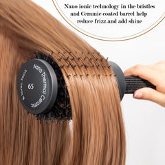 STYLEMATE ergonomic-non-slip-handle ensures comfortable grip during styling.