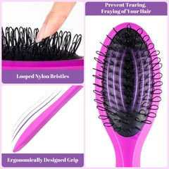 Stylemate wide-tooth comb glides through wigs without snagging.