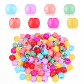Styquenzer hair beads ball-clip close-up of ball-shaped clip in bright color