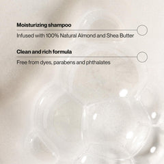 Close-up of almond oil drop highlighting natural nourishment for hair.