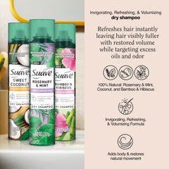 Close-up of spray application to roots for fast refresh and lift