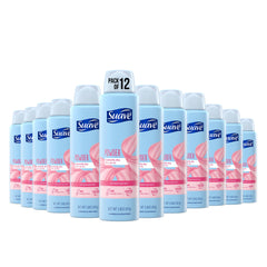 Suave Dry Spray underarm application demonstrates quick, clear protection from odor.