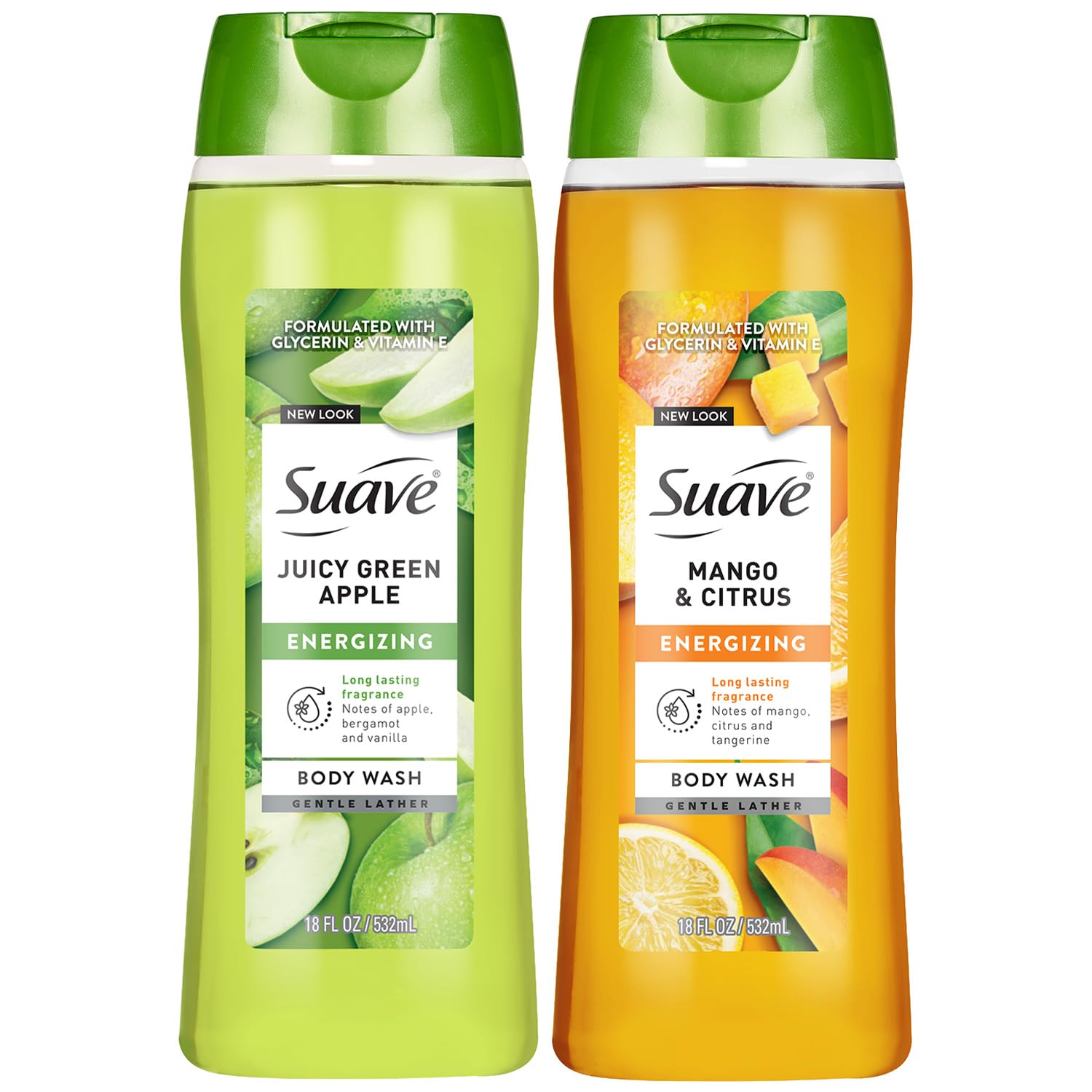 Suave front label 2-pack showing moisturizing benefit