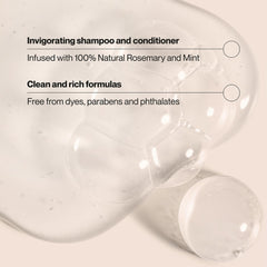 Suave Rosemary & Mint duo packaging highlighting salon-quality care at a friendly price