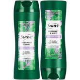 Suave Rosemary & Mint shampoo 12oz bottle with invigorating scent for refreshing cleanse