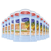 Suave Tropical Paradise pack shot: 12-pack for long-lasting freshness