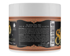 Suavecito Firme Clay matte finish hair example highlights natural texture without shine.