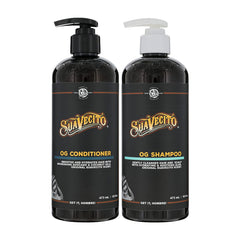 Suavecito OG shampoo bottle pump for sulfate-free cleansing and refreshed hair.