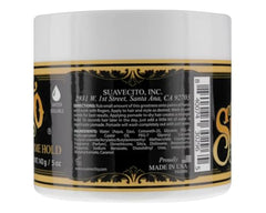 Suavecito Pomade Firme creamy texture close-up promotes easy application and shaping