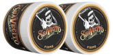 Suavecito Pomade Firme Hold pack front shows strong hold for all-day styling.