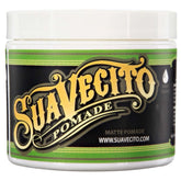 Suavecito Pomade Matte bottle with shine-free finish for easy styling