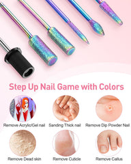 SUBAY nail drill 26 sanding bands for buffing and polishing gel or acrylic surfaces.