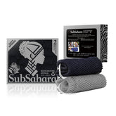 SubSahara Authentic African Net Sponge close-up shows durable texture for gentle exfoliation.