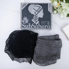 SubSahara net sponge on skin demonstrates versatile exfoliation for all skin types.