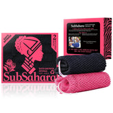 SubSahara authentic African net sponge knots closeup for gentle exfoliation across skin types