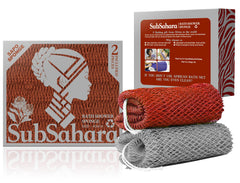SubSahara knotted-pattern net sponge closeup for gentle exfoliation