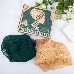 SubSahara African net sponge demonstrating quick-drying open-weave design for easy cleanup