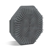Sud Scrub charcoal face scrubber pack shows antimicrobial silicone for odor-free cleansing.