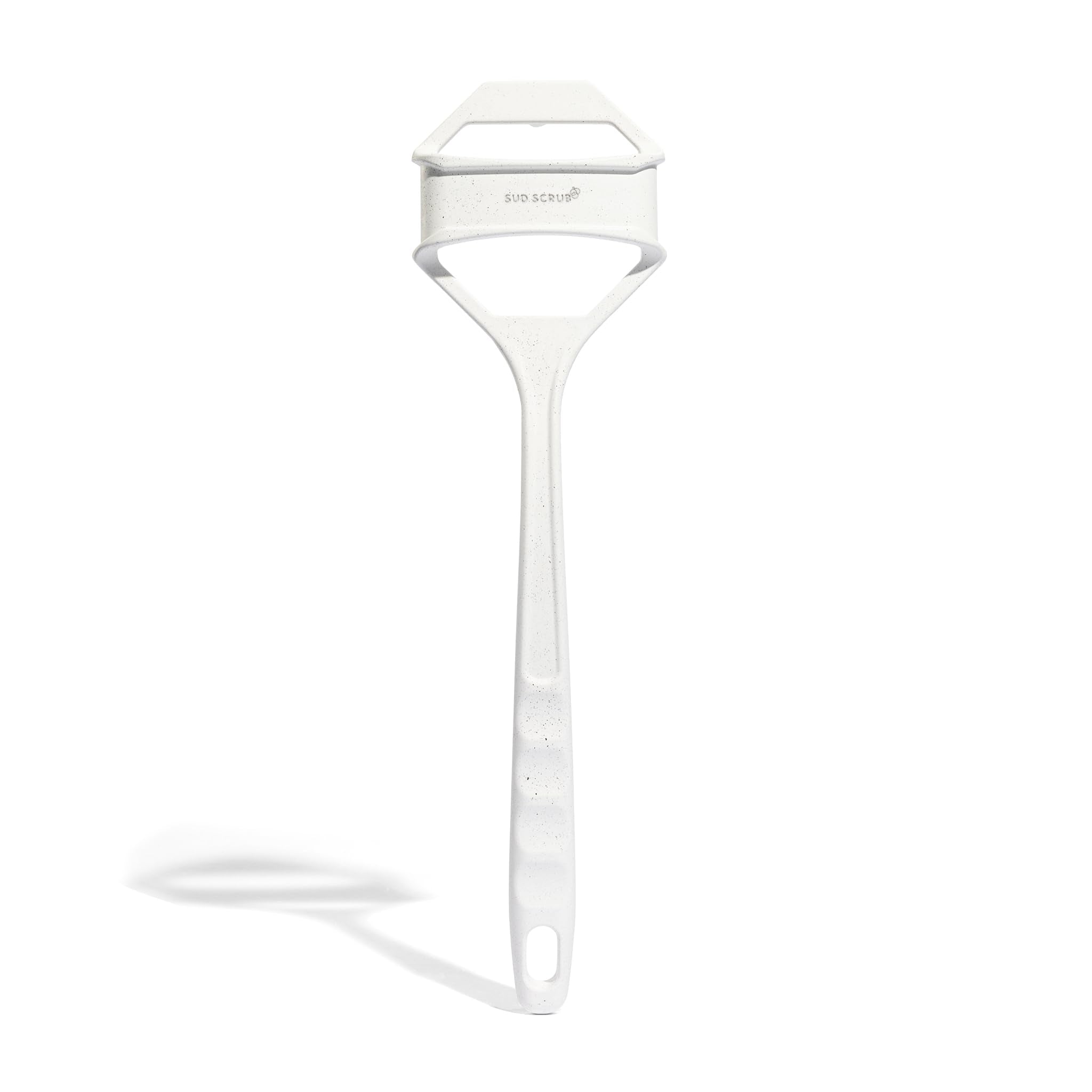 Sud Scrub Extender Handle front view shows extended reach for back scrubbing