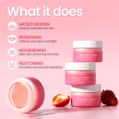 SUDAJI lip mask night application scene implies rejuvenating overnight treatment