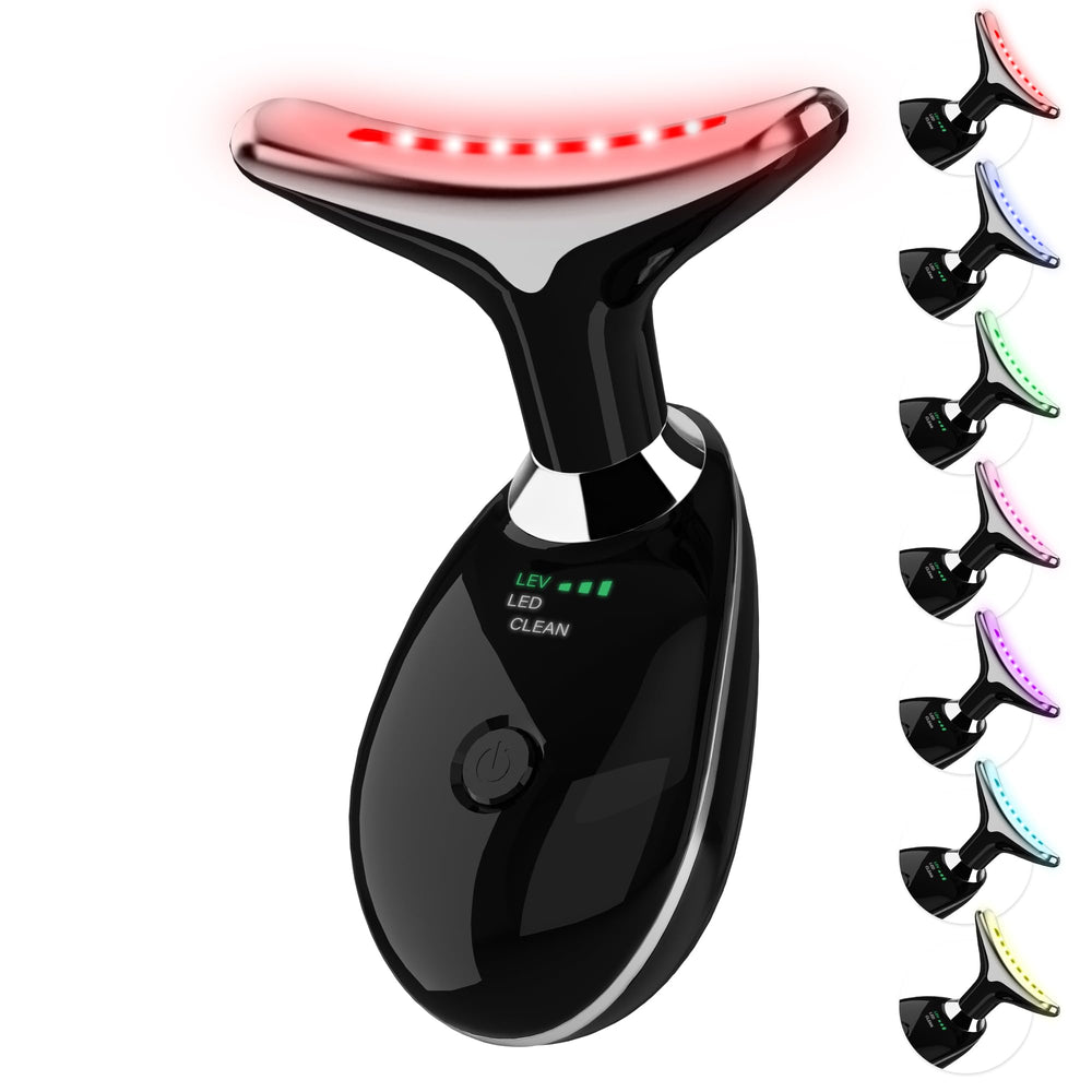 Suenohyu red-light therapy face wand front view, compact for on-the-go skincare.