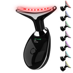 Suenohyu red-light therapy face wand front view, compact for on-the-go skincare.