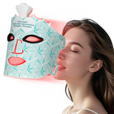 SUERBEATY red light mask in green with 7-color wavelengths for personalized at-home skincare