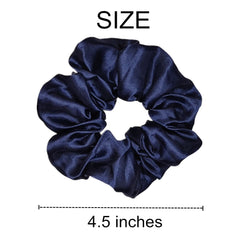 Sufermoe satin silk scrunchies worn as a chic wrist bracelet