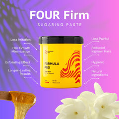 Sugaring Labs Formula Pro Firm underarms removal, demonstrating effective grip for seamless hair removal.