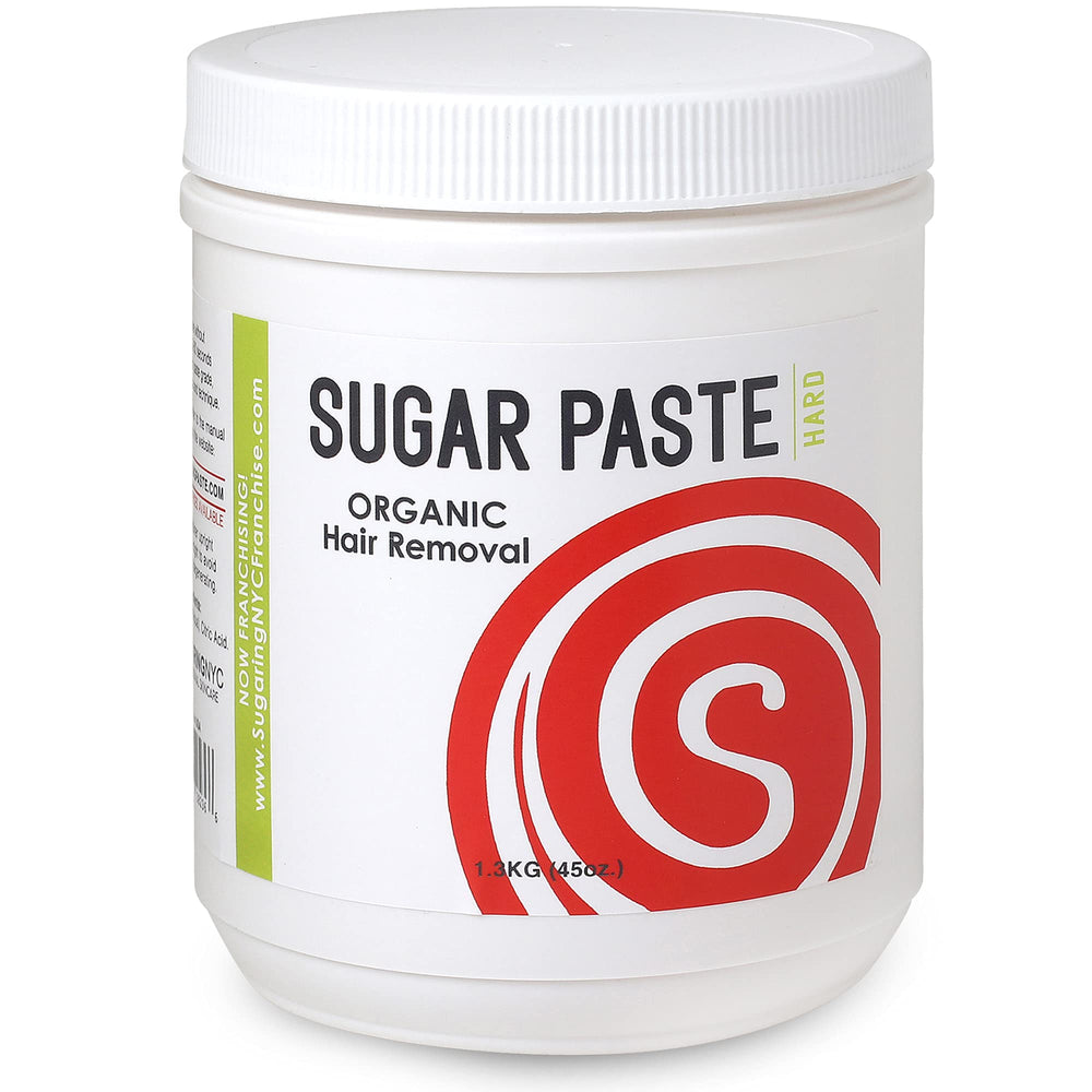 Sugaring NYC hard paste 1.3kg bikini image shows tough hair removal at home.
