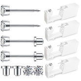 SugarTang ear piercing kit with 4mm CZ preloaded studs for at-home piercing.
