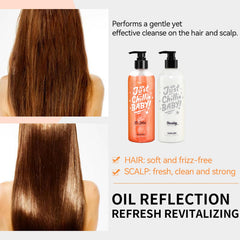 Suisuaie clarifying conditioner bottle front highlights nourishment for soft, manageable hair.