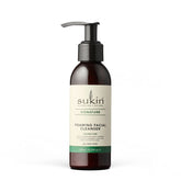 Sukin Foaming Facial Cleanser pump bottle cleanses gently without stripping oils.