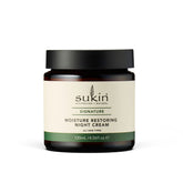 Sukin Moisture Restoring Night Cream bottle for overnight hydration