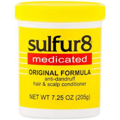 Sulfur-8 Original Conditioner applied during routine hair care.