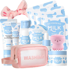 Sulily Milk Skin Care Set cleanser; gentle cleanse for young skin and prep hydration