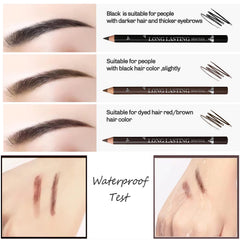 SUMEITANG waterproof long-lasting formula swatch resists smudges through daily activities.