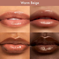 Summer Fridays Dream Lip Oil high-shine look on lips.